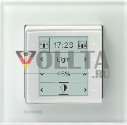 SIEMENS 5WG1227-2AB11 KNX комнатный блок управления | 8-канальный | титаново-белый