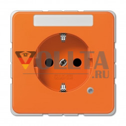 Jung CD520NAKOO CD500 SCHUKO-розетка 16А, цвет:оранжевый