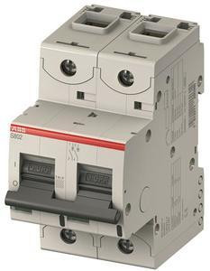 ABB Stotz-Kontakt S802S-B40, высокопроизводительный автоматический выключатель, 40A,B,400VAC=Icu 50kA,690VAC=Icu6kA,2P, 2CCS862001R0405