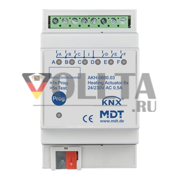 MDT AKH-0600.03 6-ходовой 3TE REG 24-230VAC привод отопления
