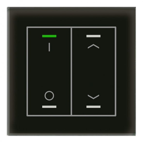 MDT BE-GTL2TS.D1 сенсорная кнопка KNX UP белая глянцевая 2ф 4п