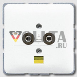 Jung CD565-2LG CD500 Розетка для выравнивания потенциалов цвет: светло серый