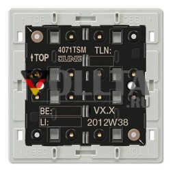 Модуль кнопочный Jung 4071TSM KNX стандартный, 1-канальный, стандартный, F40