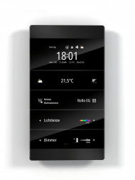 ENERTEX 1177-01-sw KNX контроллер комнаты MeTa2 | Premium | черный анодированный