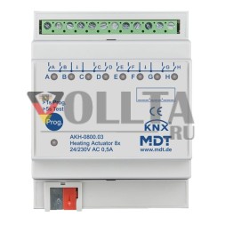 MDT AKH-0800.03 8-канальный 4TE REG 24-230VAC привод отопления