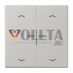 Jung BTLC17102P205 Кнопка JUNG HOME 2-позиционная, со стрелками, серия LS, серый 31