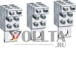 Hager HYS155H P160 M8 Cu/Al 3P 6x4-25qmm соединительная клемма