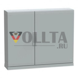 Schneider Electric NSYPLAZ10123G 7035 POLY-WS 1000X1250X320 2-дверный напольный шкаф