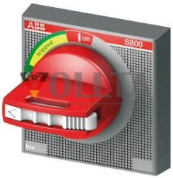 ABB Stotz-Kontakt RHE_H S800 TRAN.ROT.HANDLE STA. .-CMC, поворотный рычаг антрацит для монтажа на дверь, 1SDA060150R0001