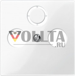 Merten 296719 System M ТВ розетка крышка, цвет:полярная белизна, тон:глянец