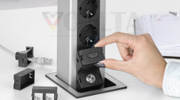 EVOline Port Push / 3 выдвижных гнезда