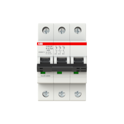Автоматический выключатель ABB Stotz-Kontakt 2CDS273445R0187 S203MT-K0,75 K-Char.10kA 0,75A 3P