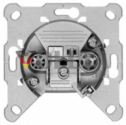 Triax 306111 одиночная распределительная вставка ,2x портовая, 4dB DC-Durchlass EDU04F