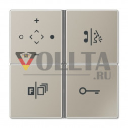 Jung TKISES2914TS LS990 TKM клавишный блок Audio комфорт цвет: благородная сталь