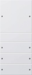 Gira 218403 комплект клавиш 4-х канальный System 55 чисто белый