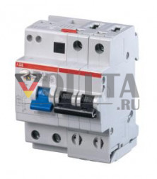 ABB Stotz-Kontakt DS202 A-B40/0.03, комбинация FI/LS 6kA, 2P, тип A, B 40A, 30mA, 2CSR252101R1405