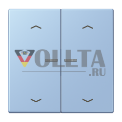 Jung BTLC17102P207 Кнопка JUNG HOME 2-позиционная, со стрелками, серия LS, внешняя средняя