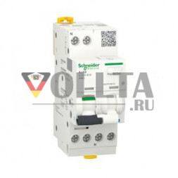 Schneider Electric A9TPD4616 1P+N 16A B-Char. 6000A Несетевой противопожарный выключатель