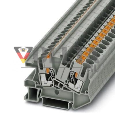 Phoenix Контакт 3213972 PTI 6 проходная клемма, цвет: серый 6 mm