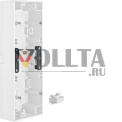 Berker 10537009 Корпус для поверхностного монтажа, 3-х полосный, полярно-белый, глянцевый Berker K.1