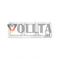 Berker 10236019 Q1 рамка,3 группы, горизонтальная, цвет:полярная белизна