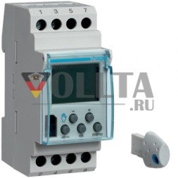 Недельный таймер Hager EG103V 1W 16A 2PLE 12/24V цифровой