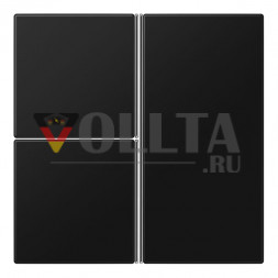 Jung LS403TSASWM комплект кнопок 3-позиционный, F40, серия LS, графитово-черный матовый