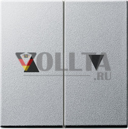 Gira 029426 System55 переключатель  для жалюзи/кнопка клавиша коромысловый выключатель,  цвет: алюминевый