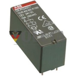 ABB Stotz-Kontakt CR-P048DC2, вставное интерфейсное реле 2We, A1-A2=48VDC, 250V/8A, 1SVR405601R6000