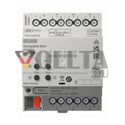 JUNG 36006 1S R KNX актуатор отопления | 6-позиционный, с контроллером, безопасный