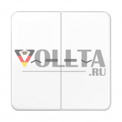Jung CD595KO5PWW CD500 KNX кнопка, клавиша крышка, цвет: альпийский белый