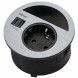 EVOline Circle80 / Нержавеющая сталь / питание / USB CC / кабельный вывод