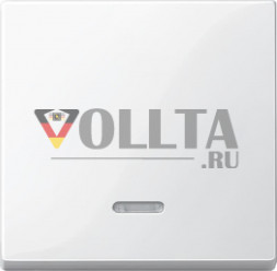 Schneider серия: Merten 436019 System M контрольный-выключатель света крышка, цвет:полярная белизна, тон:глянец