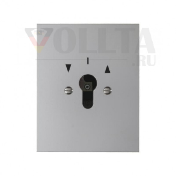 Berker 4412 Druckguss    IP44 Жалюзи-панель переключателя с замком 16А,  для встроенный, внутренний цвет: алюминевый