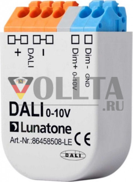 LUNATONE 86458508-LE Выход аналогового интерфейса DALI | 0–10 В