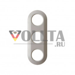 Berker 138139 Серия1930 рамка,3 группы, цвет:полярная белизна, тон:глянец