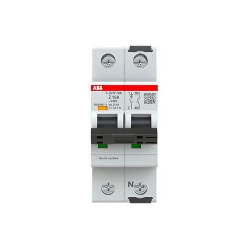 Автоматический выключатель ABB Stotz-Kontakt 2CDS381103R0468 S301P-Z16NA Z25kA 16A 1+NA