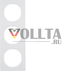 Berker 10132289 рамка полярная белизна, глянцевая Berker R.3