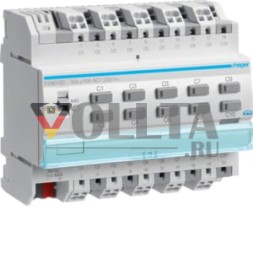 Hager TYA610D выход переключения/жалюзи KNX 10-канальный 16A