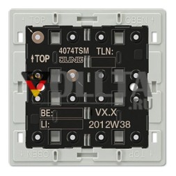 Модуль кнопочный Jung 4074TSM KNX стандартный, 4-позиционный, стандартный, F40