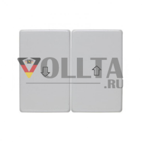 Berker 14350169 Arsys переключатель  для жалюзи/кнопка клавиша двойная, клавиша цвет:полярная белизна, тон:глянец
