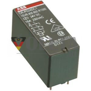 ABB Stotz-Kontakt CR-P110DC1, вставное интерфейсное реле 1We, A1-A2=110VDC, 250V/16A, 1SVR405600R8000