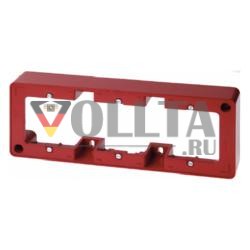 Berker 10310062 Рамка для накладного монтажа, 3-сторонняя, красная, глянцевая, для накладного монтажа, аксессуары