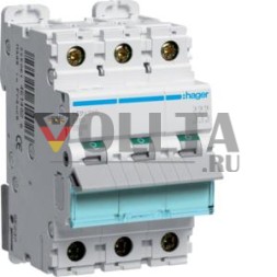 Автоматический выключатель Hager NBN310 3-полюсный B10A 10kA 3M