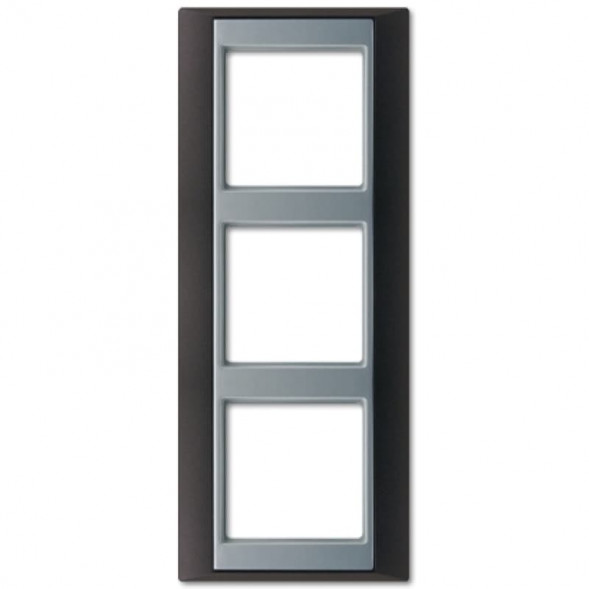 Jung AP583ANTAL A plus рамка,3 группы, цвет:антрацит