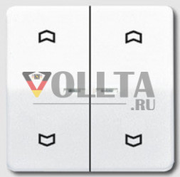 Jung AS591-5KO5MP AS500 KNX кнопка, клавиша крышка, цвет: кремово-белый