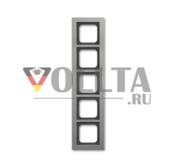 Busch-Jaeger 2CKA001754A4687 1725-270 5-позиционная рамка крышки