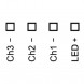 Lunatone 89453831 DALI DT6 3-Канал LED Диммер CV 12-48VDC 16A