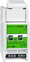 Schneider серия: Merten 647393 переключатель, 16А, 2канал.