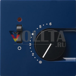 Gira 039246 S-Color Регулятор температуры помещения,  цвет: голубой, тон:глянец